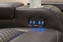 Load image into Gallery viewer, Fyne-dyme - Power Reclining Loveseat With Console/Adj Hdrst
