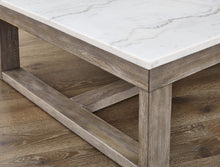 Load image into Gallery viewer, Loyaska - Rectangular Cocktail Table - Brown / Ivory
