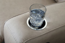 Load image into Gallery viewer, Lavenhorne - Rec Sofa W/Drop Down Table - Pebble
