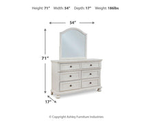Load image into Gallery viewer, Robbinsdale - Dresser, Mirror - Youth - Antique White

