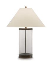 Load image into Gallery viewer, Junrow - Glass Table Lamp - Clear / Brown
