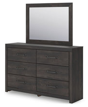 Load image into Gallery viewer, Hollivern - Dresser And Mirror - Dark Gray
