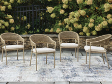 Load image into Gallery viewer, Orchard Beach - Arm Chair With Cushion (Set of 4) - Beige
