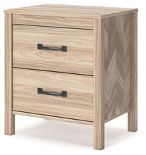 Load image into Gallery viewer, Battelle - Two Drawer Night Stand - Tan
