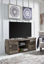 Load image into Gallery viewer, Derekson - LG TV Stand w/Fireplace Option - Multi Gray

