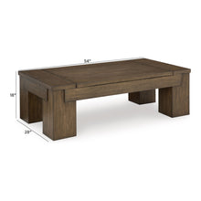Load image into Gallery viewer, Rosswain - Lift Top Cocktail Table - Warm Brown
