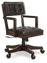 Load image into Gallery viewer, Breckington - Home Office Desk Chair - Dark Brown
