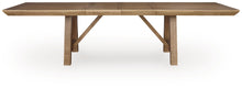 Load image into Gallery viewer, Ridgester - Rectangular Dining Room Extension Table - Light Brown
