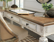 Load image into Gallery viewer, Realyn - Home Office L Shaped Desk - White / Brown
