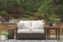 Load image into Gallery viewer, Paradise Trail - Loveseat w/Cushion - Medium Brown
