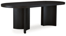 Load image into Gallery viewer, Rowanbeck - Oval Dining Room Table - Black
