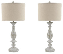 Load image into Gallery viewer, Bernadate - Poly Table Lamp (Set of 2) - Whitewash
