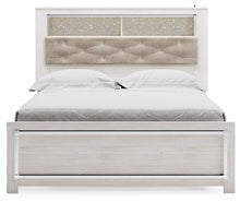 Load image into Gallery viewer, Altyra - Queen Panel Bookcase Bed With Roll Slats - White
