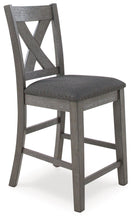 Load image into Gallery viewer, Caitbrook - Rect Drm Counter Table Set (Set of 7) - Gray
