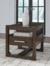 Load image into Gallery viewer, Breckington - Square End Table - Dark Brown
