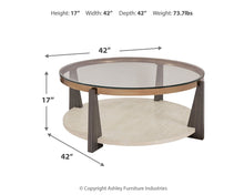 Load image into Gallery viewer, Frazwa - Round Cocktail Table - Multi
