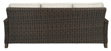 Load image into Gallery viewer, Paradise Trail - Sofa with Cushion - Medium Brown
