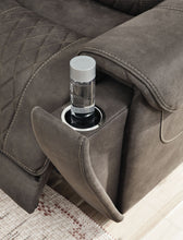 Load image into Gallery viewer, Hoopster - Zero Wall Power Recliner with Console 6 Pc Sectional - Gunmetal
