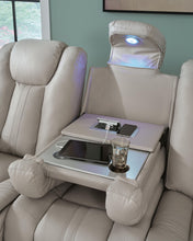Load image into Gallery viewer, Elevate Edges - Reclining Sofa With Drop Down Table - Coin
