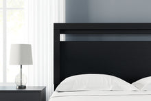 Load image into Gallery viewer, Finch - Queen Panel Headboard - Black
