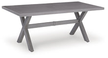 Load image into Gallery viewer, Half Moon Beach - Rectangular Dining Table With Umbrella Option - Gray
