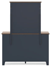 Load image into Gallery viewer, Landocken - Dresser and Mirror - Brown / Blue
