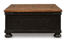 Load image into Gallery viewer, Valebeck - Lift Top Cocktail Table - Black / Brown
