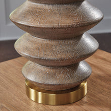Load image into Gallery viewer, Jyllyard - Poly Table Lamp - Brown / Gold Finish

