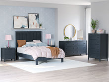 Load image into Gallery viewer, Simmenfort - Two Drawer Night Stand - Navy Blue
