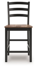 Load image into Gallery viewer, Wildenauer - Barstool (Set of 2) - Brown / Black
