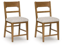 Load image into Gallery viewer, Cabalynn - Upholstered Barstool (Set of 2) - Oatmeal / Light Brown
