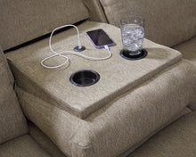 Load image into Gallery viewer, Side-Swipe - Reclining Sofa With Drop Down Table
