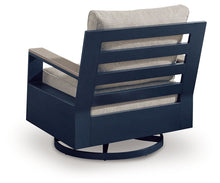 Load image into Gallery viewer, East Beach - Swivel Glider Chair With Cushion - Blue
