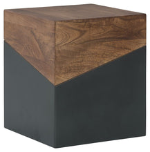 Load image into Gallery viewer, Trailbend - Accent Table - Brown / Gunmetal

