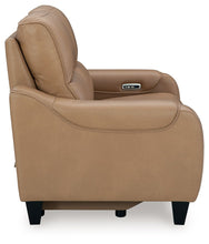 Load image into Gallery viewer, Mosswell - Power Reclining Loveseat With Adj Headrest - Toffee
