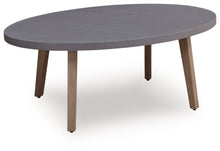 Load image into Gallery viewer, Harmony Headlands - Oval Cocktail Table - Natural / Gray
