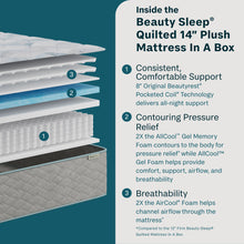 Load image into Gallery viewer, Soothing Nights - 14" Plush Mattress In A Box
