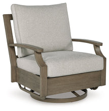 Load image into Gallery viewer, Rainier Ranch - Swivel Glider Chair With Cushion - Brown / Beige
