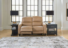 Load image into Gallery viewer, Mosswell - Power Reclining Loveseat With Adj Headrest - Toffee
