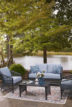 Load image into Gallery viewer, Bridges Beach - Loveseat, Lounge Chairs, Table Set (Set of 4) - Gray
