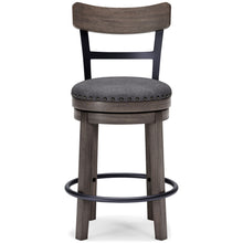 Load image into Gallery viewer, Caitbrook - UPH Swivel Barstool  - Gray
