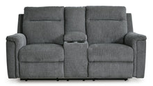 Load image into Gallery viewer, Barnsana - Dbl Power Reclining Loveseat With Console
