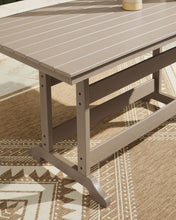 Load image into Gallery viewer, Seacliff Beach - Rectangular Counter Height Dining Table With Umbrella Option - Medium Brown

