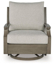 Load image into Gallery viewer, Rainier Ranch - Swivel Glider Chair With Cushion - Brown / Beige
