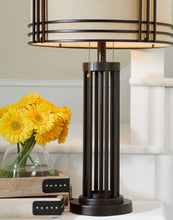 Load image into Gallery viewer, Hanswell - Metal Table Lamp  - Dark Brown
