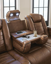 Load image into Gallery viewer, Gruaro - Power Reclining Sofa With Adjustable Headrest - Amber
