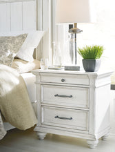 Load image into Gallery viewer, Kanwyn - Three Drawer Night Stand - Whitewash
