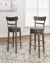 Load image into Gallery viewer, Caitbrook - Tall UPH Swivel Barstool - Gray
