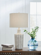 Load image into Gallery viewer, Imre - Poly Table Lamp - Distressed Brown
