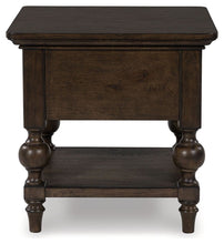 Load image into Gallery viewer, Veramond - Square End Table - Dark Brown
